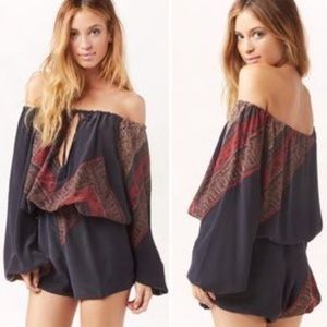 Stone Cold Fox | Silk Phoenix Romper